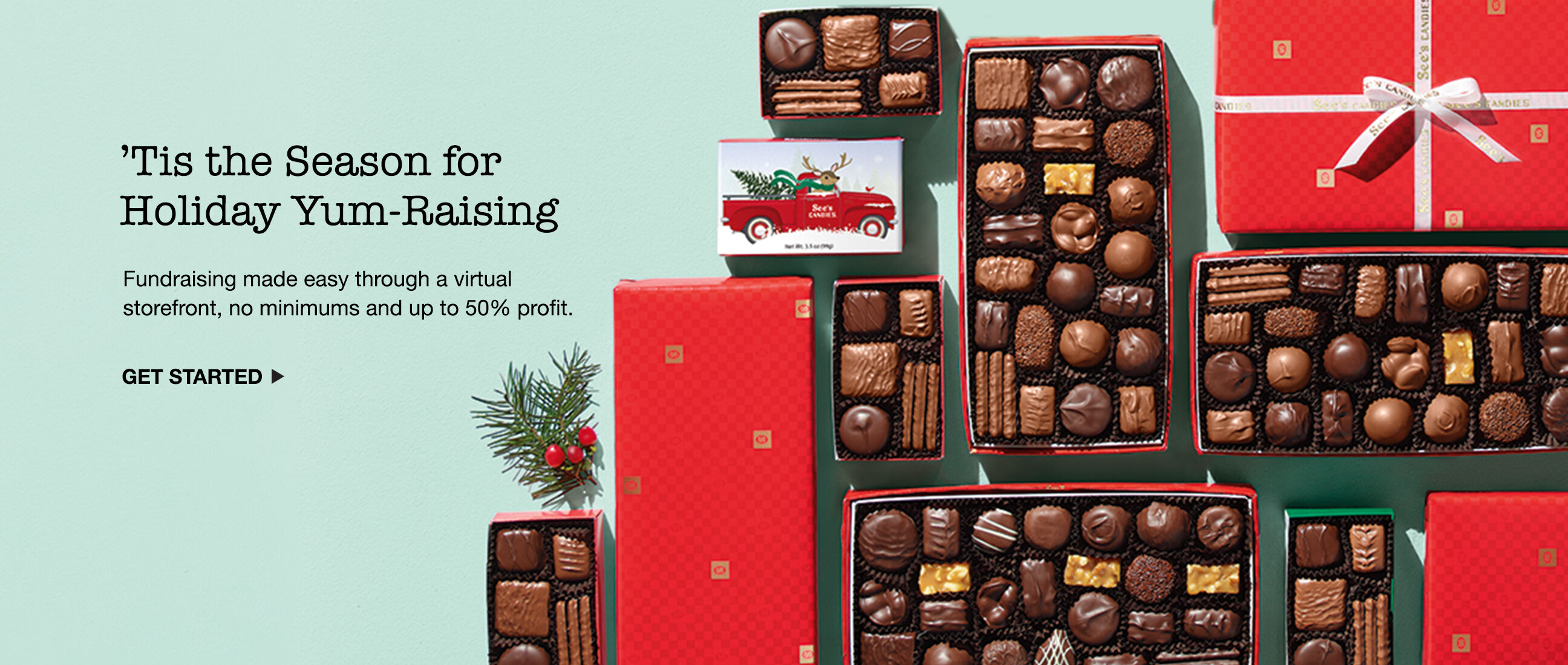 Winter Yum-Raising Fundraising Chocolates and Candies
