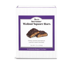 See's Awesome® Walnut Square Bars View 1