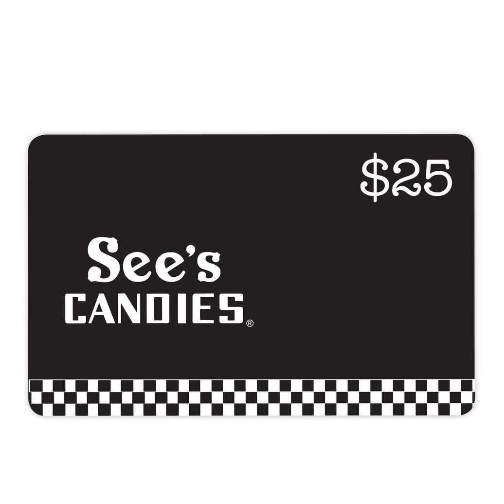 $25 Gift Card See s Candies Fundraising