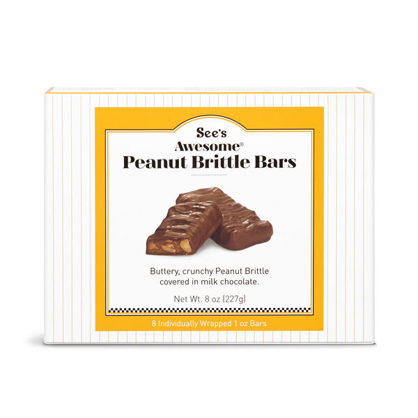View See's Awesome® Peanut Brittle Bars