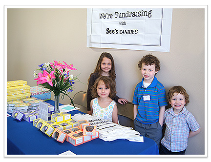 Photograph of Youth Ministry at Unity of Nashville fundraisers