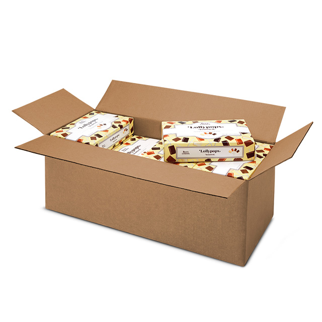 1 Carton (16 Boxes) of 1 lb 5 oz Assorted Lollypops