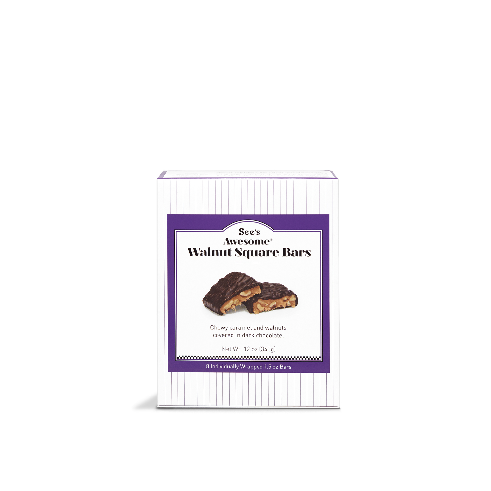 12 oz See's Awesome® Walnut Square Bars
