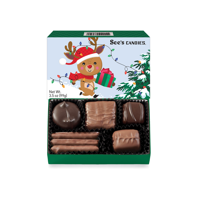 3.5 oz Merry Reindeer Box