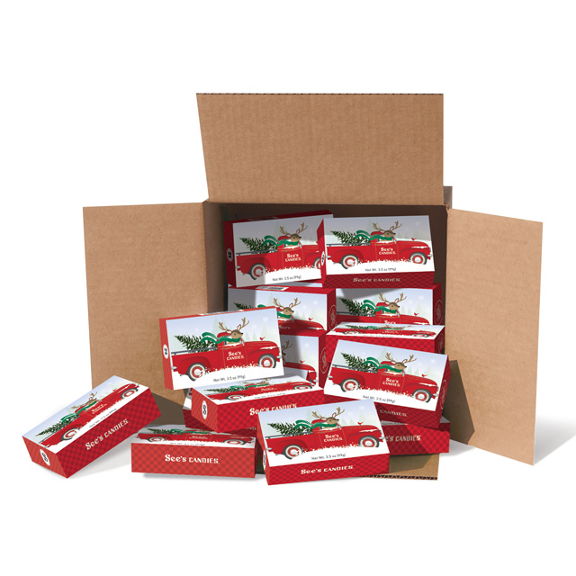 1 Carton (20 Boxes) of 3.5 oz Dashing Delivery Boxes