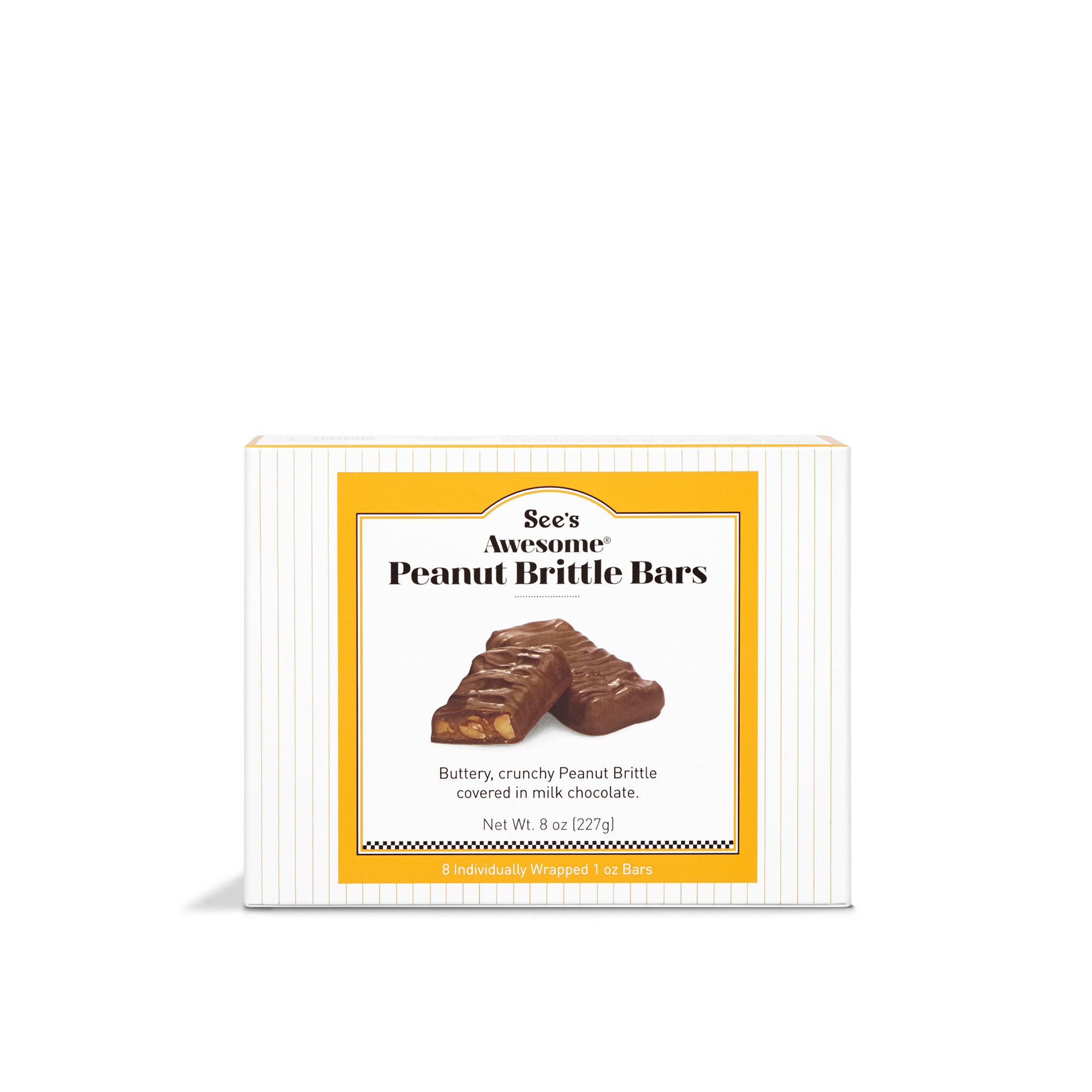 8 oz See's Awesome® Peanut Brittle Bars