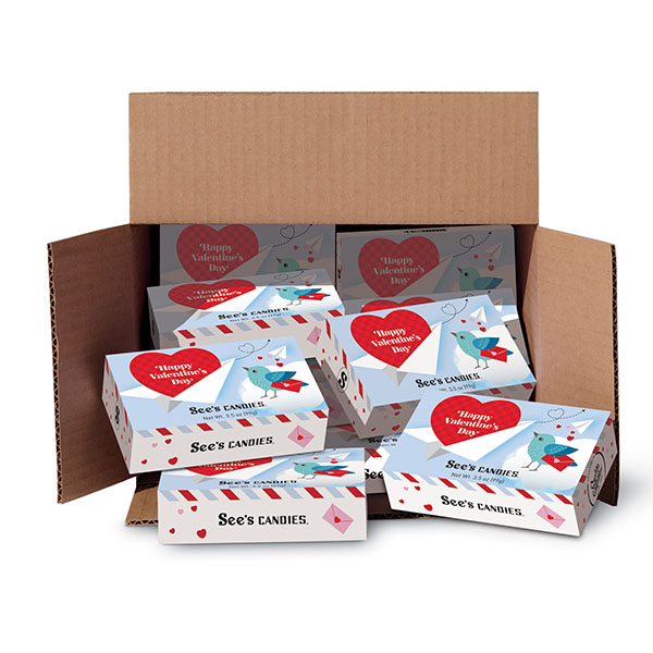 1 Carton (20 boxes) of 3.5 oz Mini Tweetheart Assortments